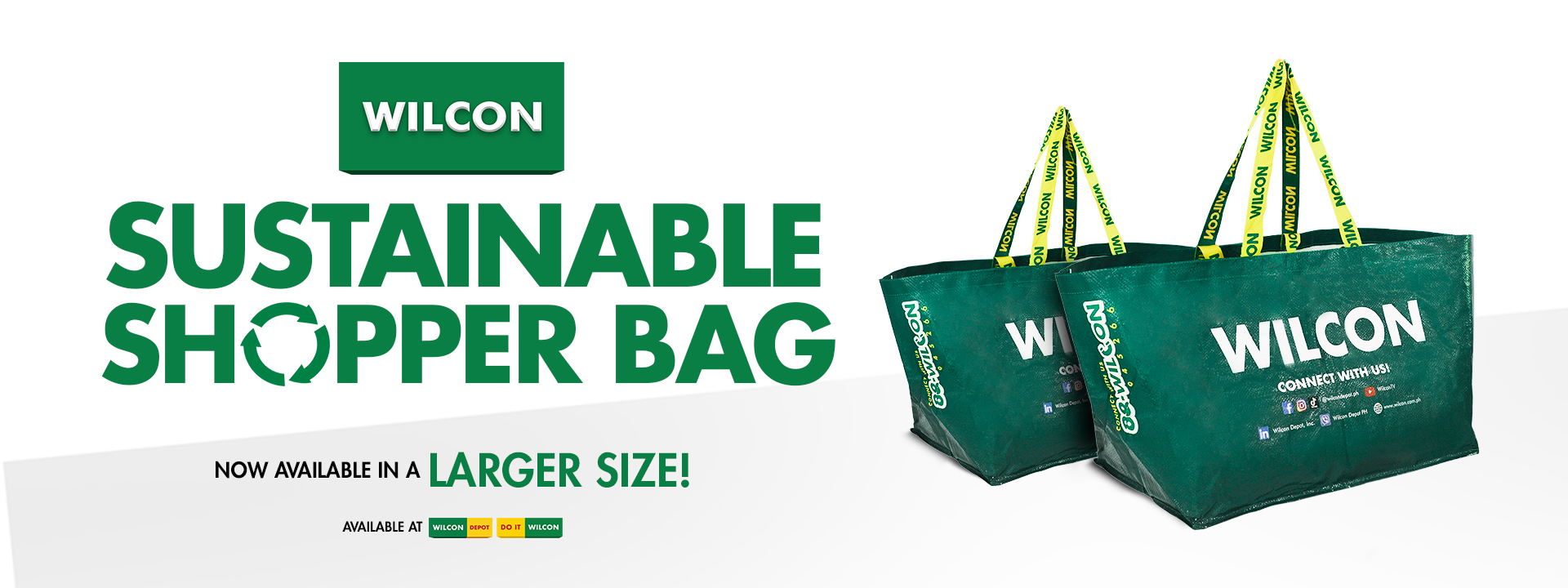 WILCON SUSTAINABLE SHOPPER (Larger Size) 1920 x 720PX